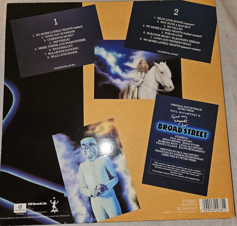 サムネイル： Paul McCartney - Give My Regards To Broad Street (LP, Album) (Parlophone, MPL (2
