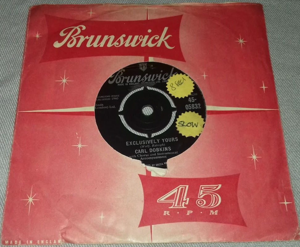 Carl Dobkins* - Exclusively Yours / One Little Girl (7", Single, Mono) (Brunswic