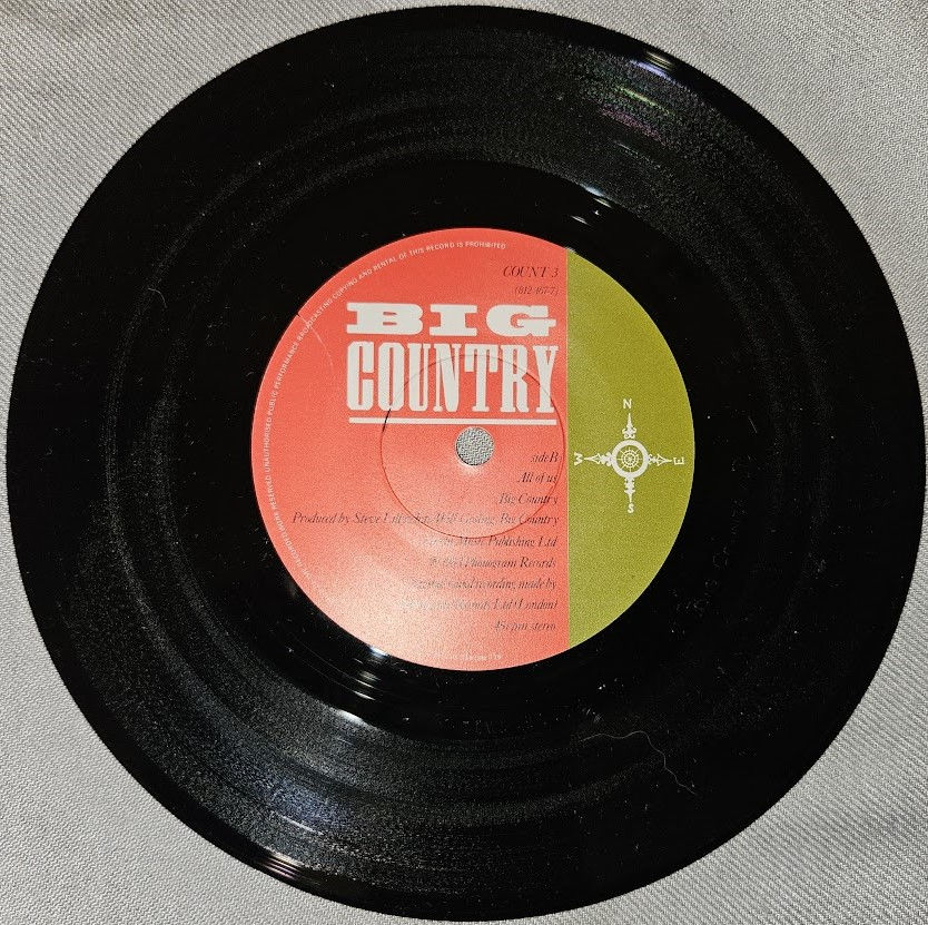 Pikkukuva: Big Country - In A Big Country (7", Single, Pap) (Mercury, Phonogram)