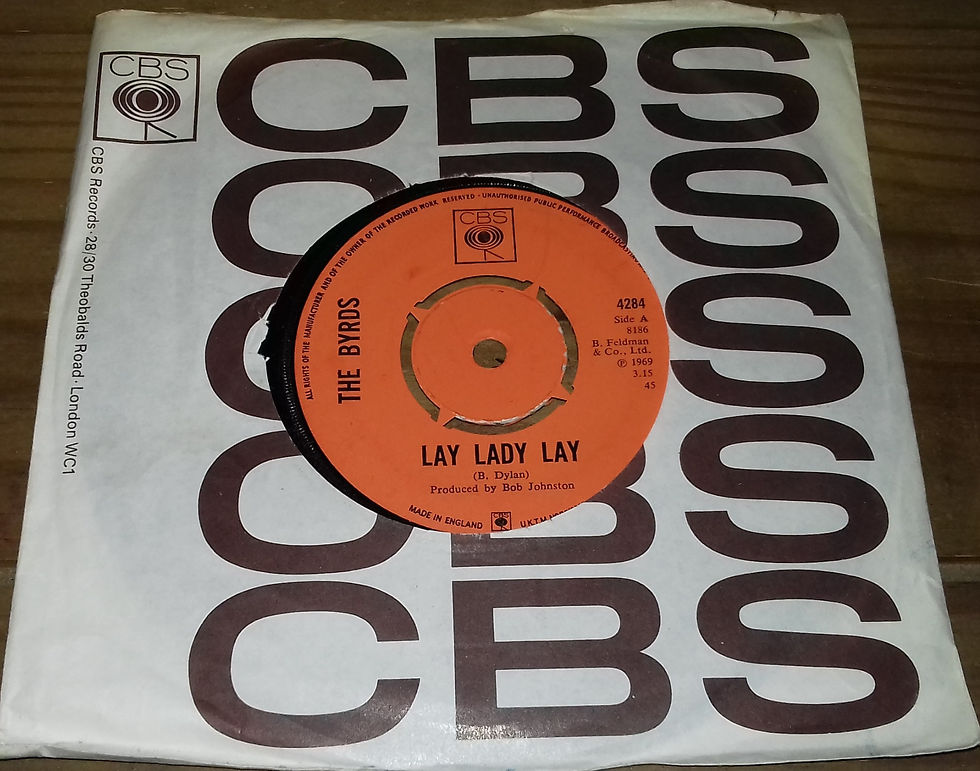 The Byrds - Lay Lady Lay (7", Single) (CBS)