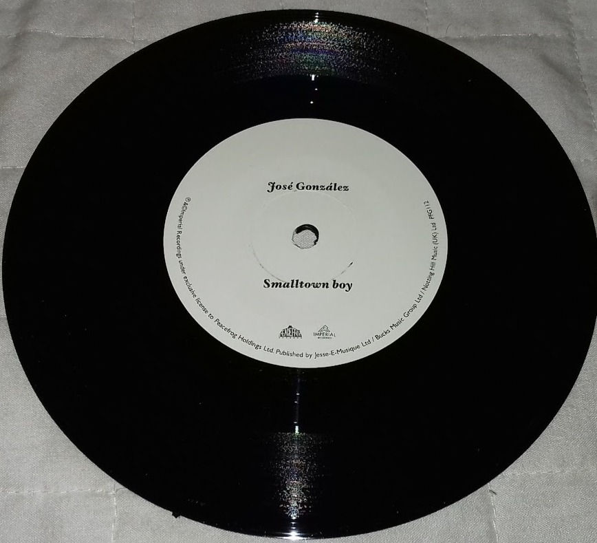 Miniatura: José González - Down The Line (7", Single, Whi) (Peacefrog Records)