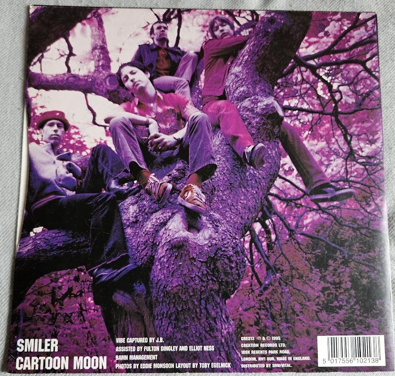 תמונה ממוזערת: Heavy Stereo - Smiler (7", Single, Pur) (Creation Records)
