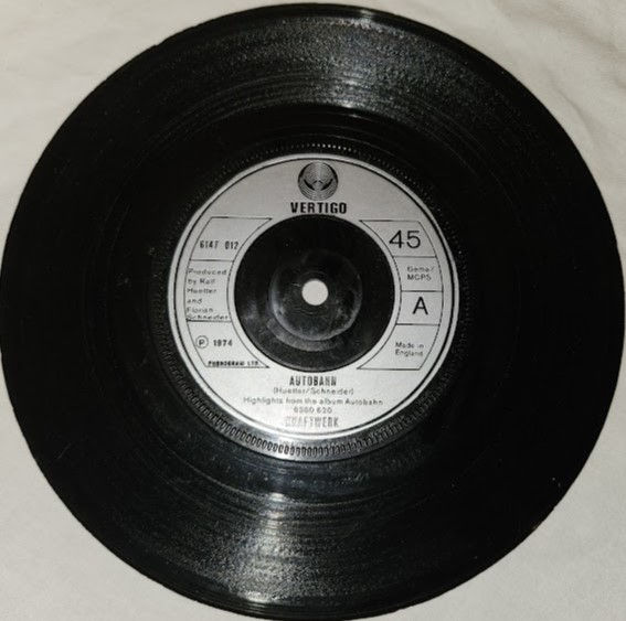 Kraftwerk - Autobahn (7", Single, Inj) (Vertigo)
