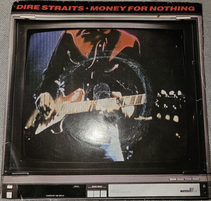 Dire Straits - Money For Nothing (7", Single, Sil) (Vertigo)