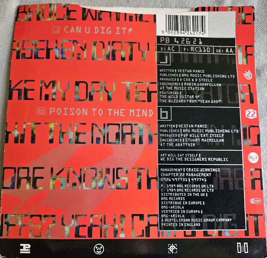 Miniatura: Pop Will Eat Itself - Can U Dig It? (7", Single, Pap) (RCA)
