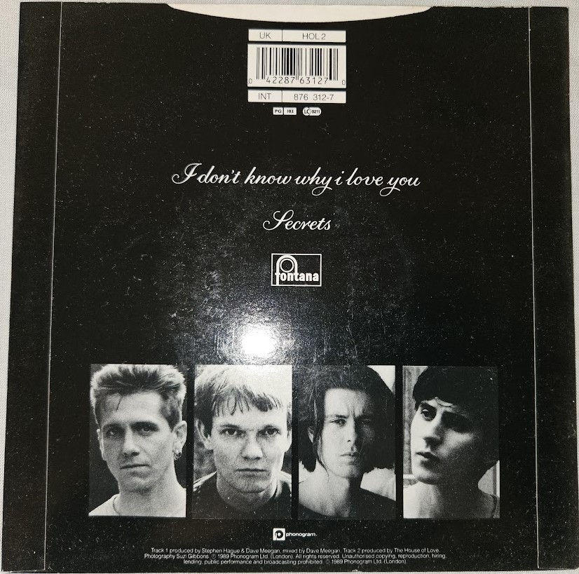 תמונה ממוזערת: The House Of Love - I Don't Know Why I Love You (7", Single) (Fontana, Fontana)