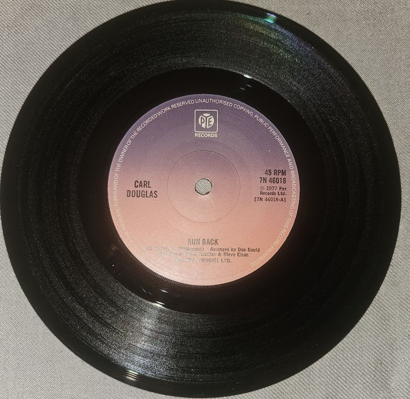 Carl Douglas - Run Back (7", Single, Sol) (Pye Records)