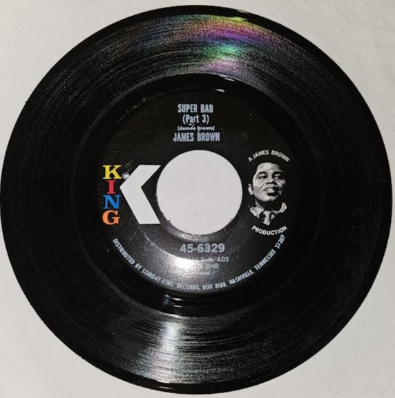 ภาพขนาดย่อ: James Brown - Super Bad (7", Single) (King Records (3))