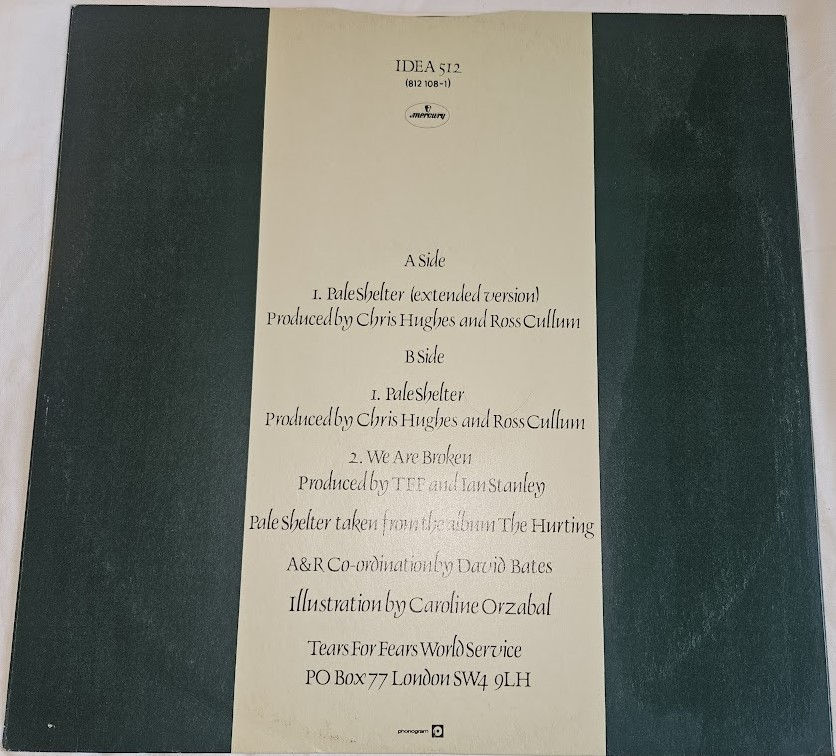 Miniaturbild: Tears For Fears - Pale Shelter (12") (Mercury, Mercury)
