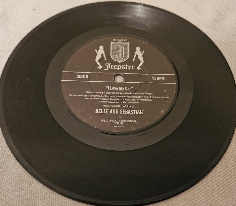 תמונה ממוזערת: Belle & Sebastian - I'm Waking Up To Us (7", Single) (Jeepster Recordings)