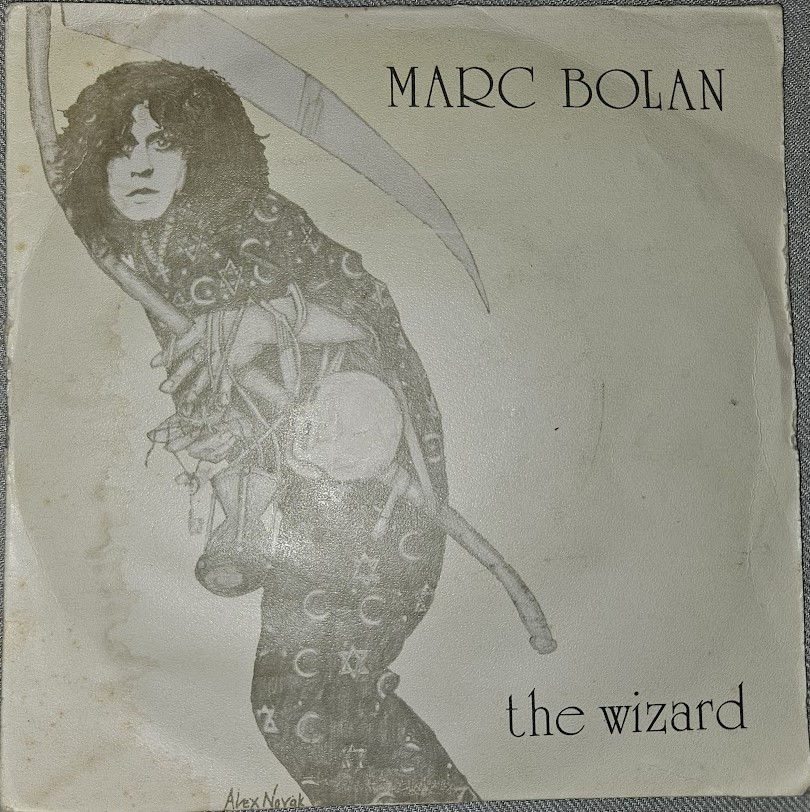Marc Bolan - The Wizard (7", Single) (Cherry Red)