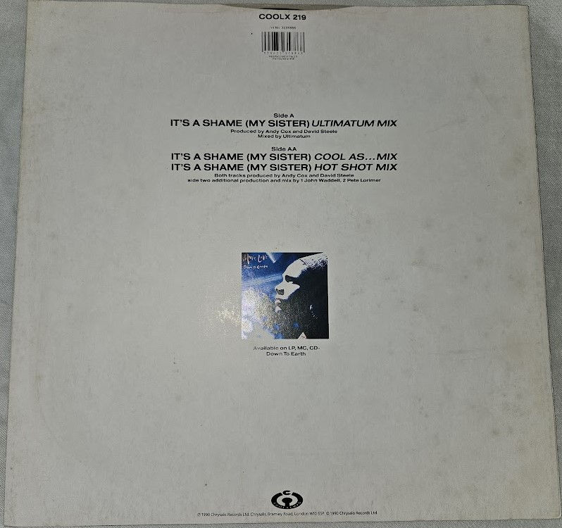 Thumbnail: Monie Love Featuring True Image - It's A Shame (My Sister) (12") (Cooltempo, Coo