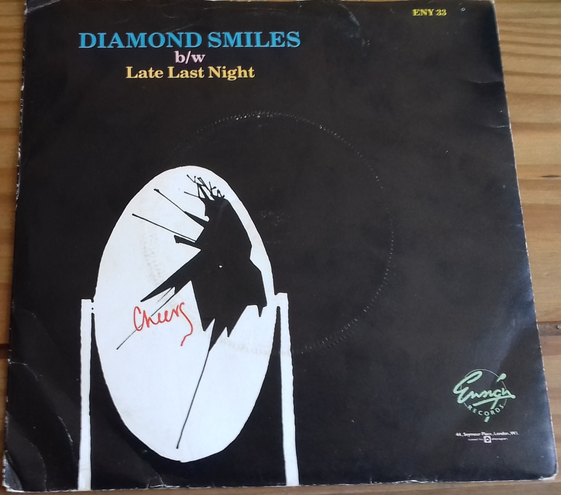 The Boomtown Rats - Diamond Smiles (7", Single) (Ensign)