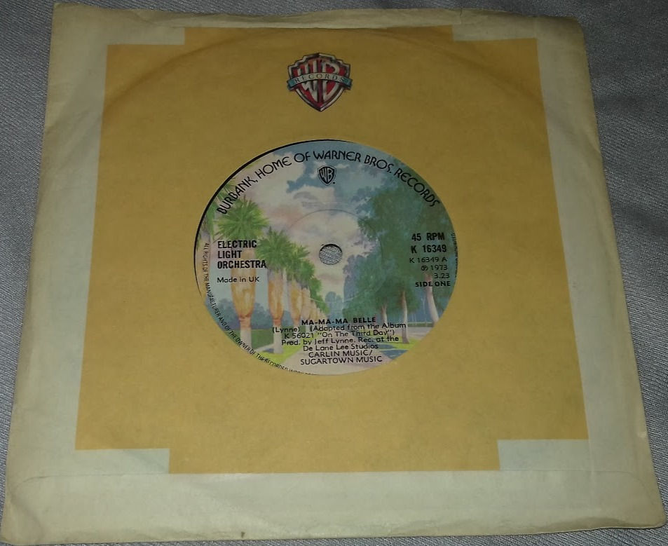 Electric Light Orchestra - Ma-Ma-Ma Belle (7", Sol) (Warner Bros. Records)