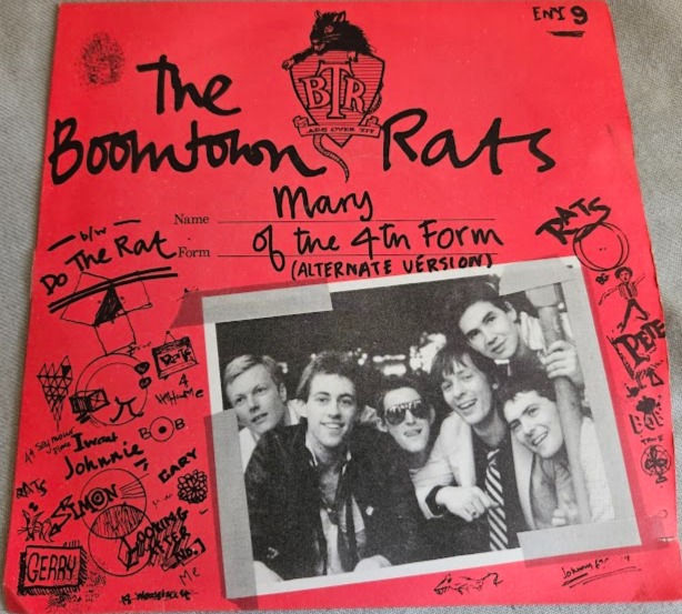 The Boomtown Rats - Mary Of The 4th Form (Alternate Version) (7", Single, Red)