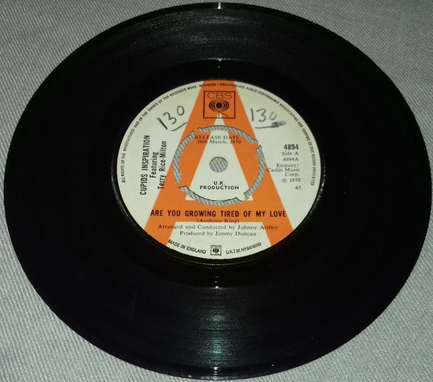 Cupid's Inspiration Featuring Terry Rice-Milton - Are You Growing Tired Of My L