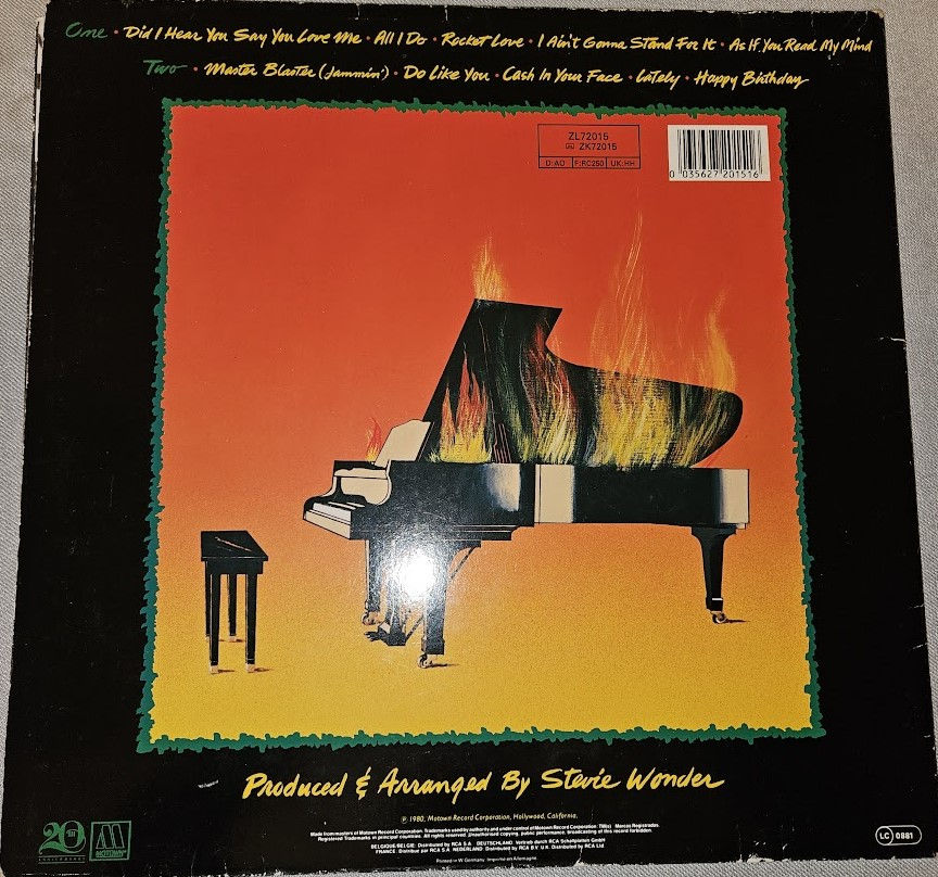 Miniaturbild: Stevie Wonder - Hotter Than July (LP, Album, RE) (Motown)