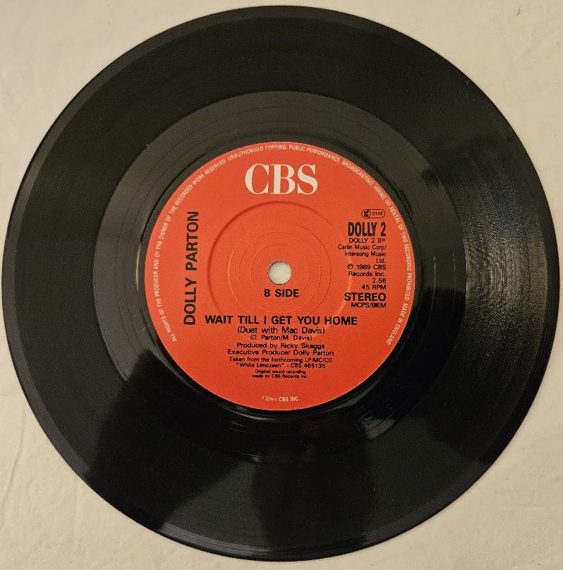 Thumbnail: Dolly Parton - Why'd You Come In Here Lookin' Like That (7", Single) (CBS)