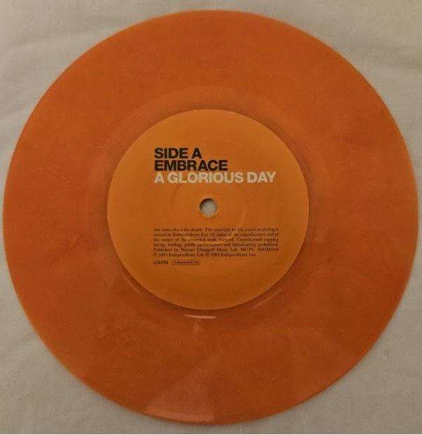 Miniatyrbild: Embrace - A Glorious Day (7", Single, Ltd, Ora) (Independiente)