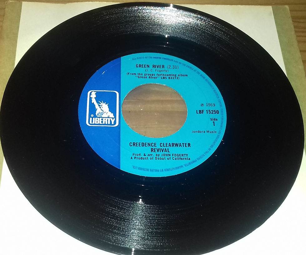 Creedence Clearwater Revival - Green River (7", Single) (Liberty)
