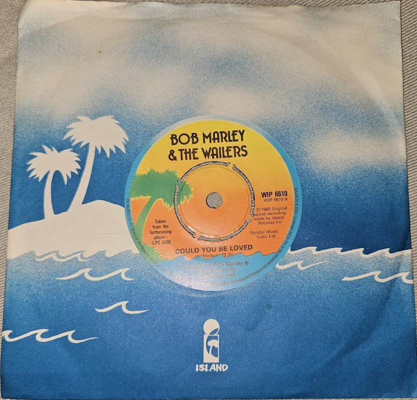 Bob Marley & The Wailers - Could You Be Loved (7", Single) (Island Records)