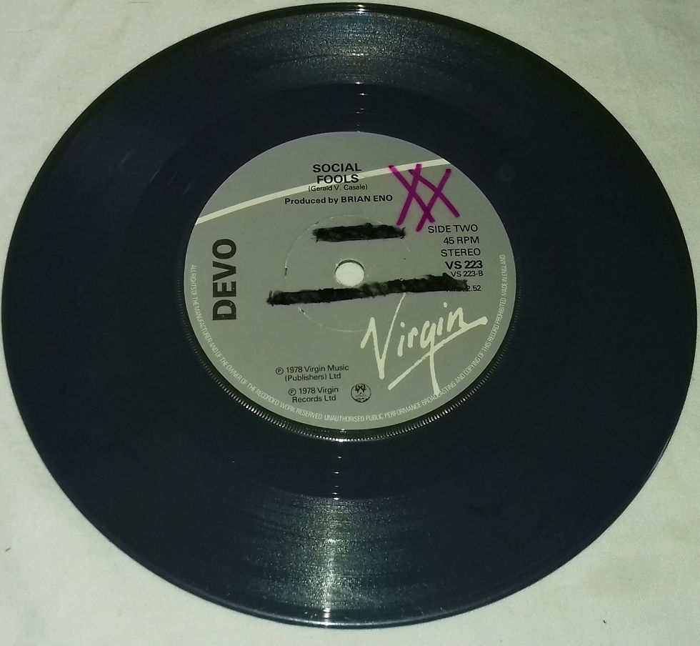 ภาพขนาดย่อ: Devo - Come Back Jonee (7", Single, Gre) (Virgin)