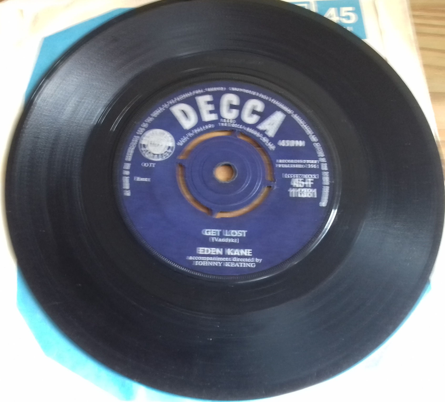 Eden Kane - Get Lost (7", Single, 4-P) (Decca)