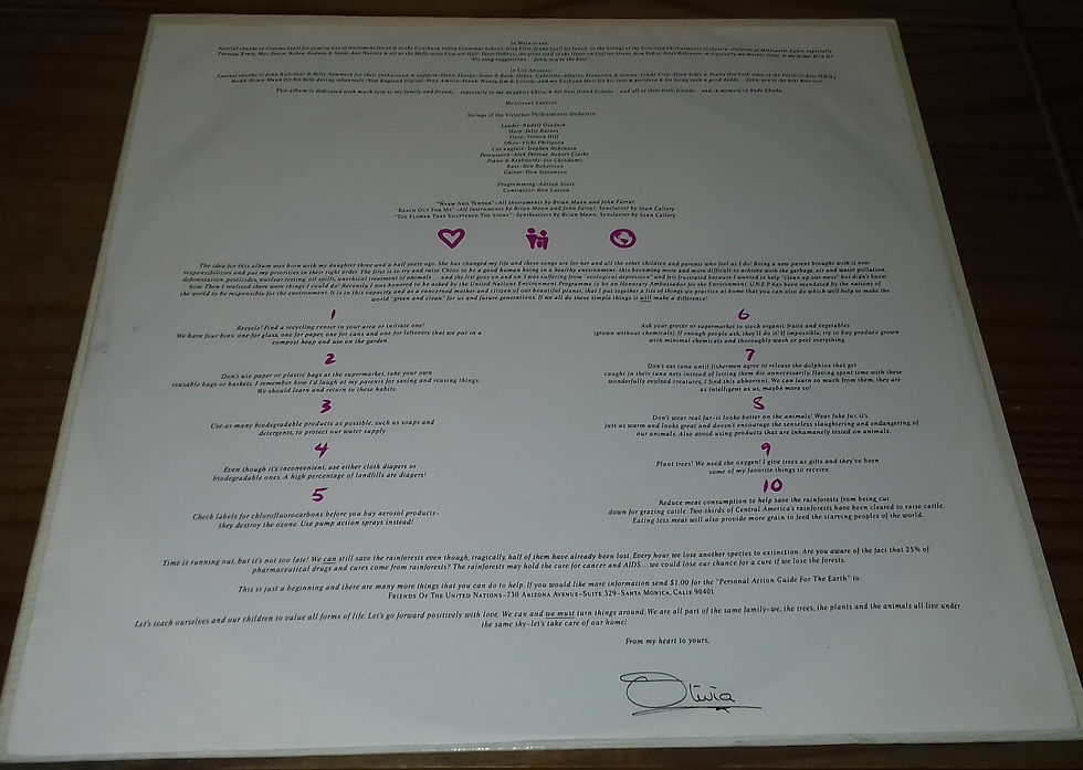 Miniature : Olivia Newton-John - Warm And Tender (LP, Album) (Mercury)