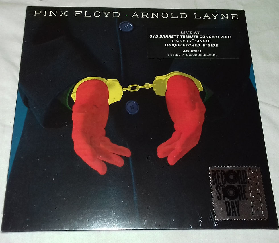 Pink Floyd - Arnold Layne (7", S/Sided, Single, Etch) (Pink Floyd Records, Pink