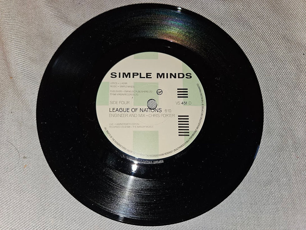 Pikkukuva: Simple Minds - Sweat In Bullet (2x7", Single) (Virgin)