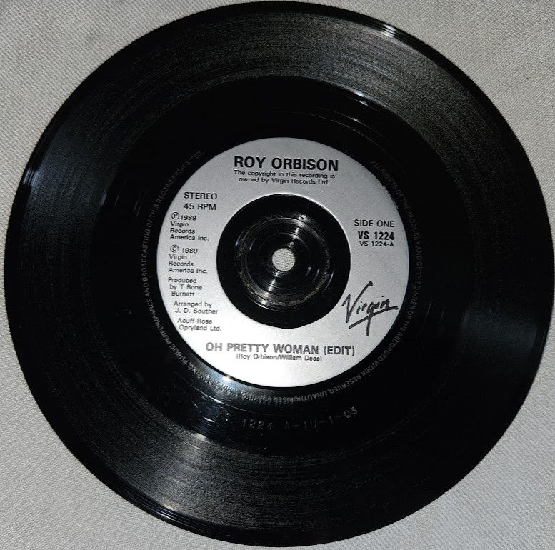 Miniatyrbild: Roy Orbison And Friends - Oh Pretty Woman (7", Single) (Virgin)