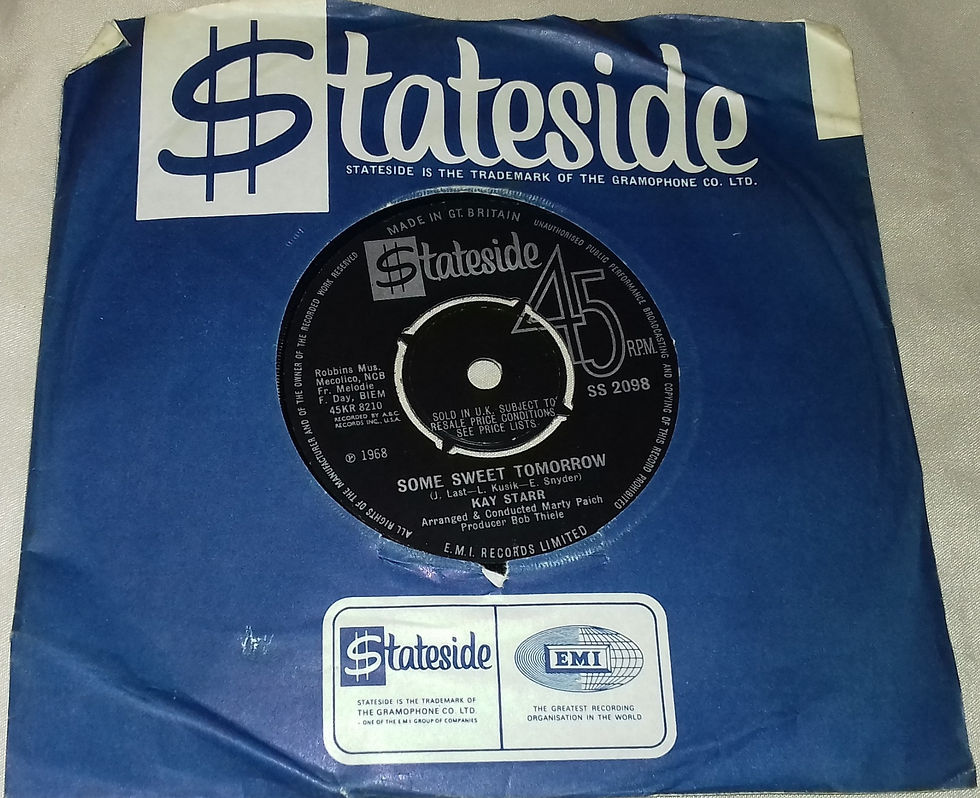 Kay Starr - Some Sweet Tomorrow (7") (Stateside)