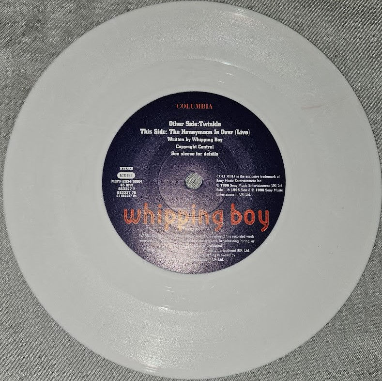 Miniatyrbild: Whipping Boy - Twinkle (7", Single, Ltd, RE, Whi) (Columbia, Columbia)