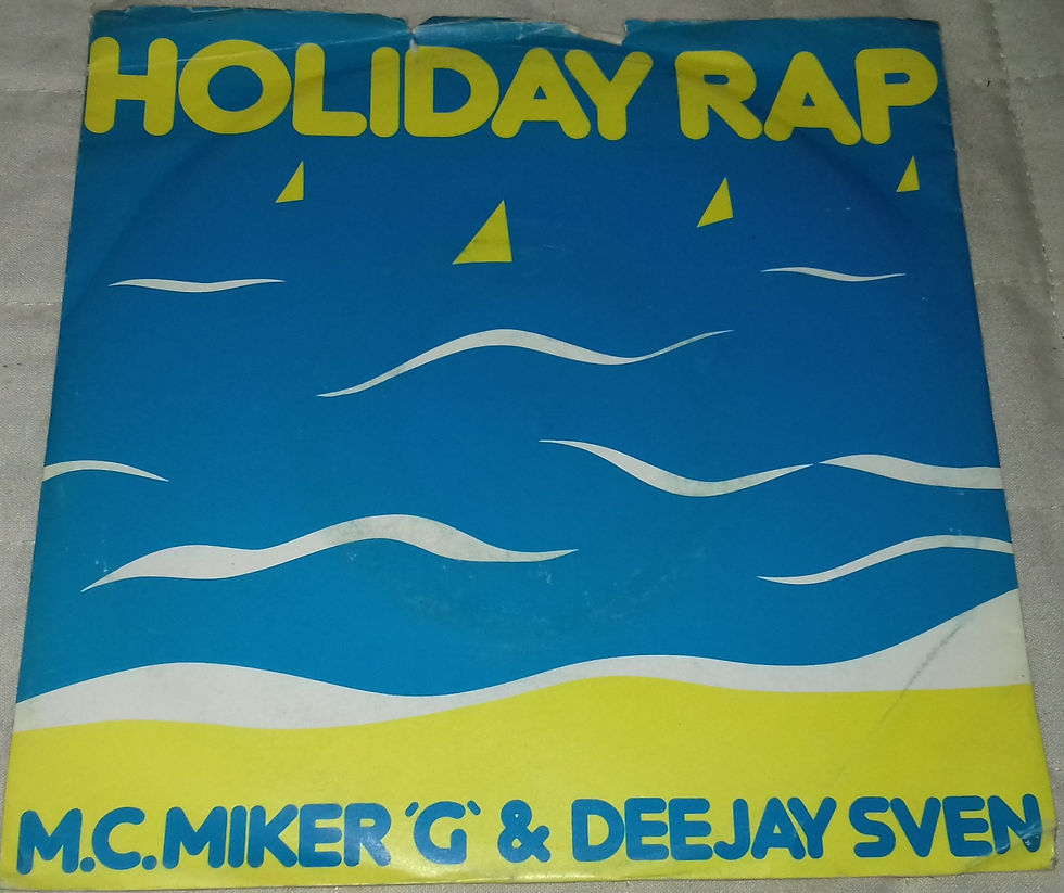 M.C.Miker 'G' & Deejay Sven* - Holiday Rap (7", Single, Sol) (Debut Edge Records