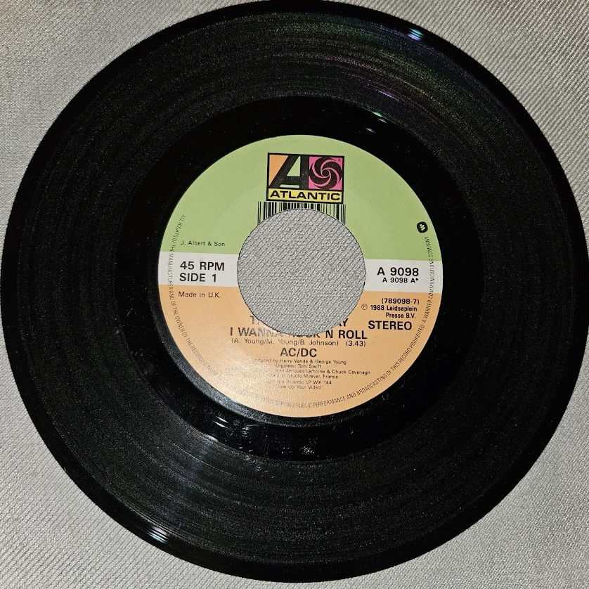 AC/DC - That's The Way I Wanna Rock N Roll (7", Single) (Atlantic, Atlantic, Atl
