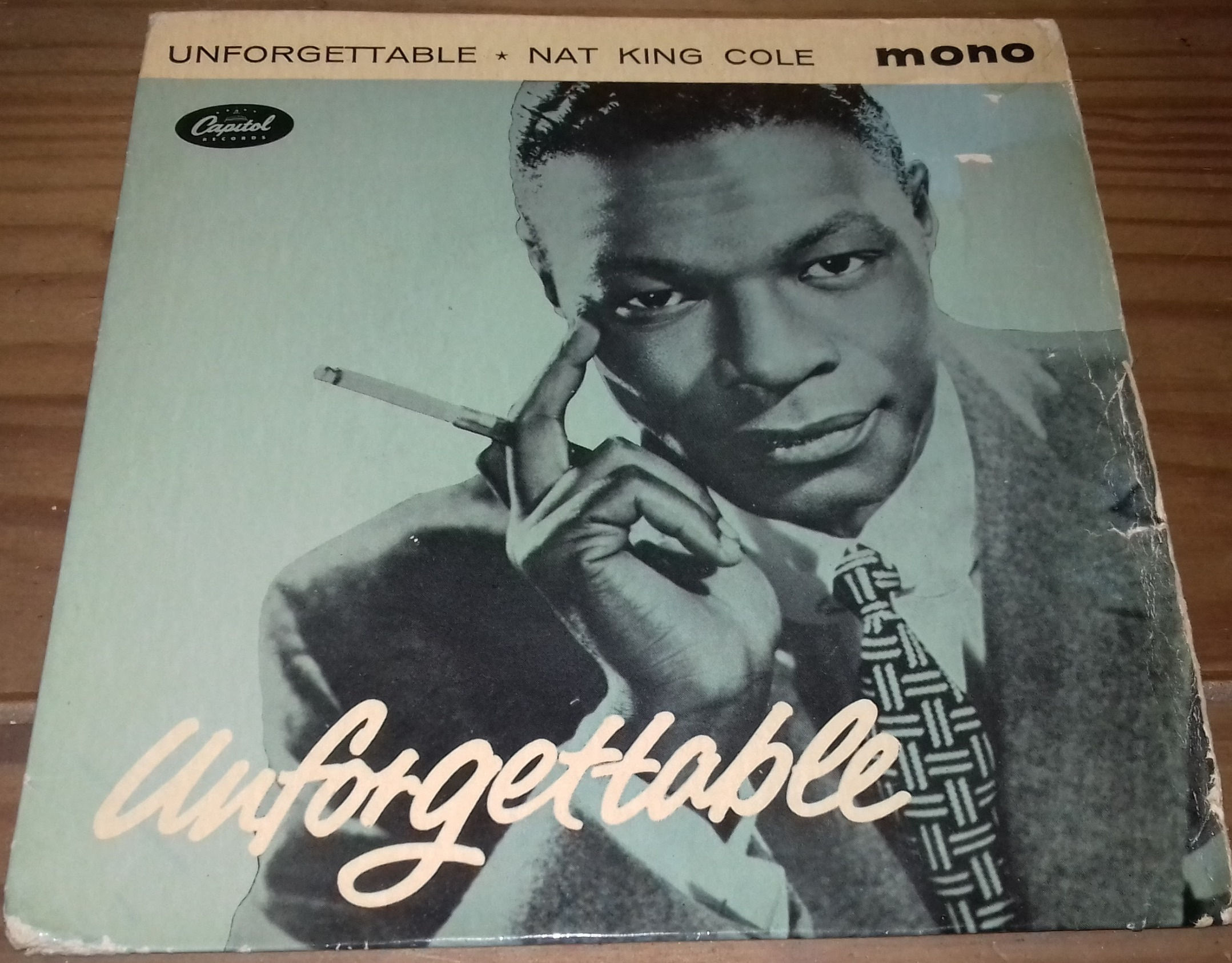 Nat King Cole - Unforgettable (7", EP, Mono) (Capitol Records)