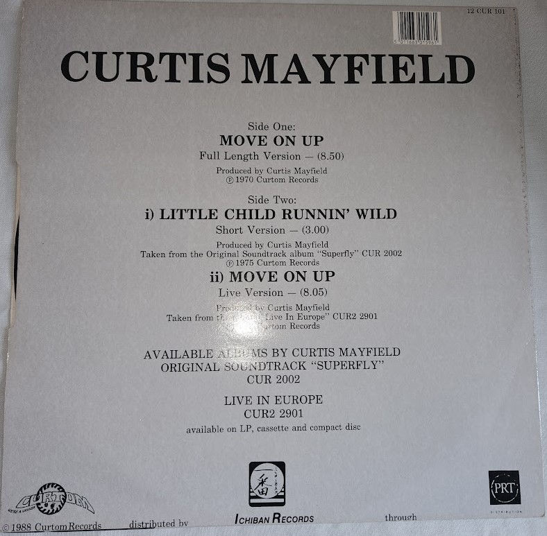 Miniaturbild: Curtis Mayfield - Move On Up (12") (Curtom)