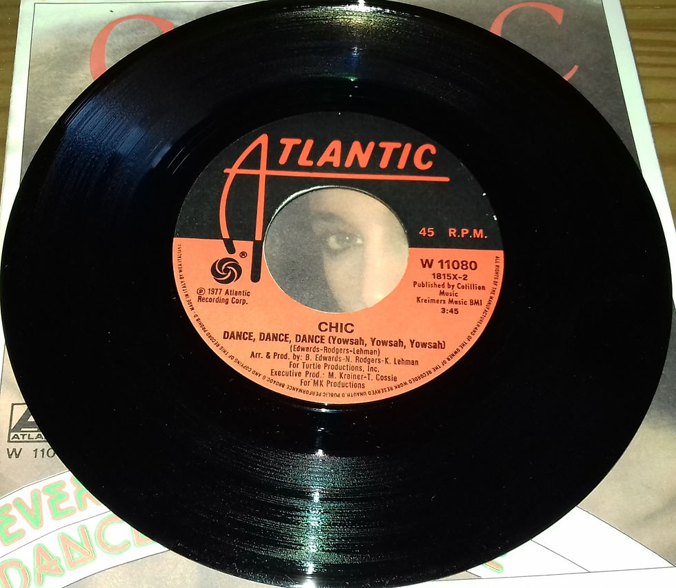 Miniatyrbild: Chic - Everybody Dance / Dance, Dance, Dance (7", Single) (Atlantic)