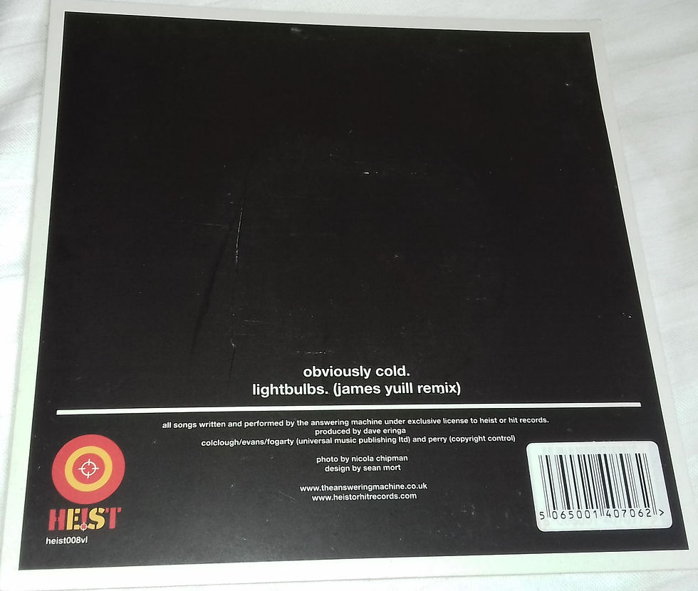 Miniatyrbild: The Answering Machine - Obviously Cold (7", Single) (Heist Or Hit Records)