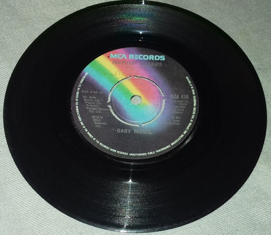 Miniatyrbild: Gary Moore - Parisienne Walkways (7", Single, 4 P) (MCA Records)