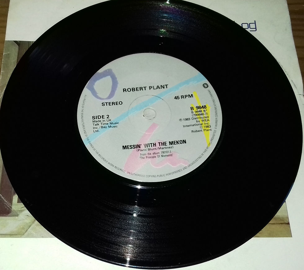 ภาพขนาดย่อ: Robert Plant - Big Log (7", Single) (WEA, WEA, WEA)