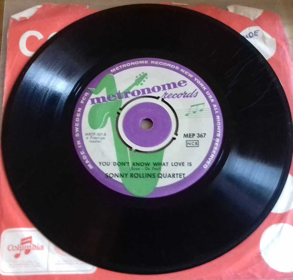 Thumbnail: Sonny Rollins, Tommy Flanagan, Doug Watkins, Max Roach - Saxophone Colossus (7",