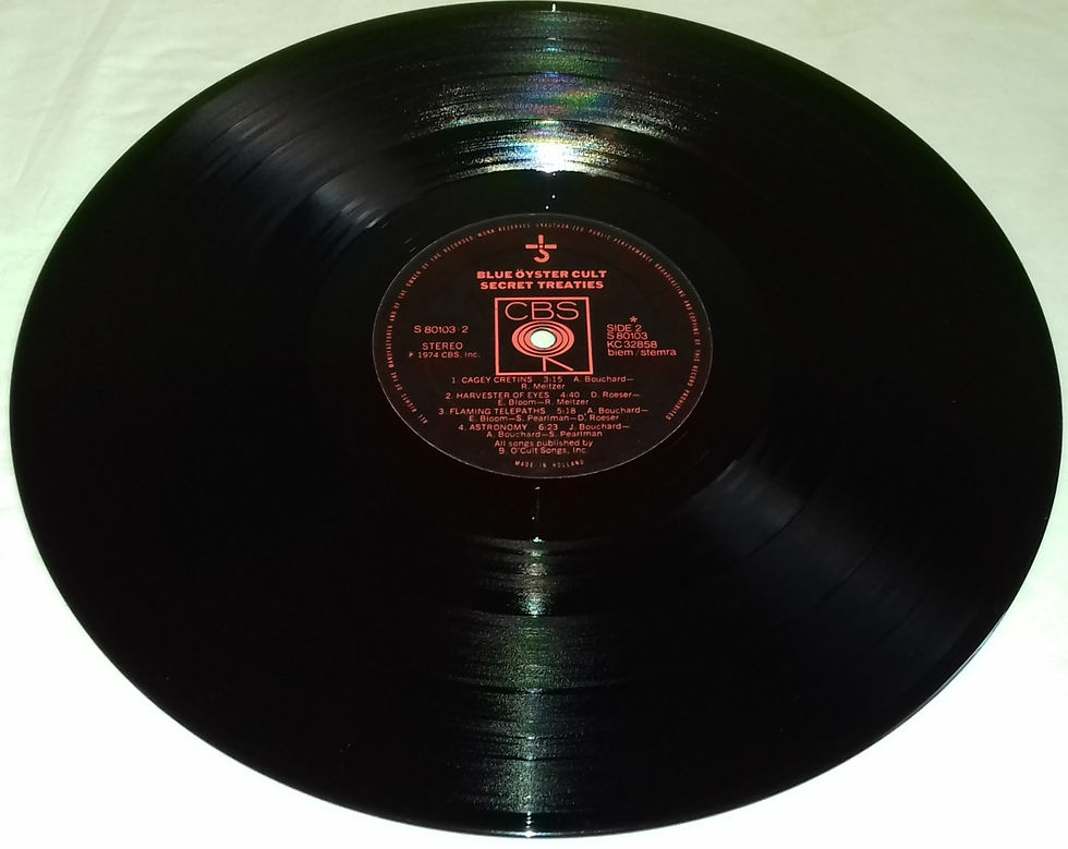 ภาพขนาดย่อ: Blue Öyster Cult - Secret Treaties (LP, Album) (CBS, CBS)