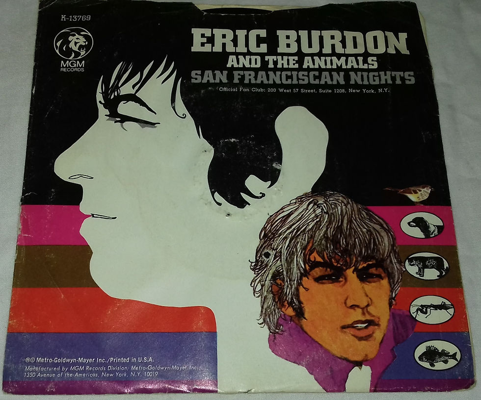 Miniature : Eric Burdon And The Animals* - San Franciscan Nights b/w Good Times (7", Single)