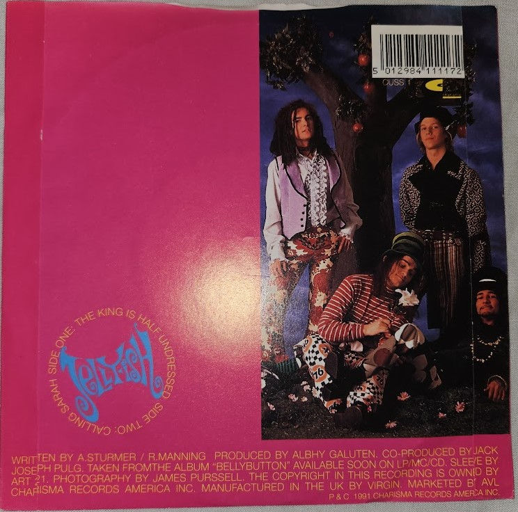 Thumbnail: Jellyfish - The King Is Half-Undressed (7", Single, Sil) (Charisma)