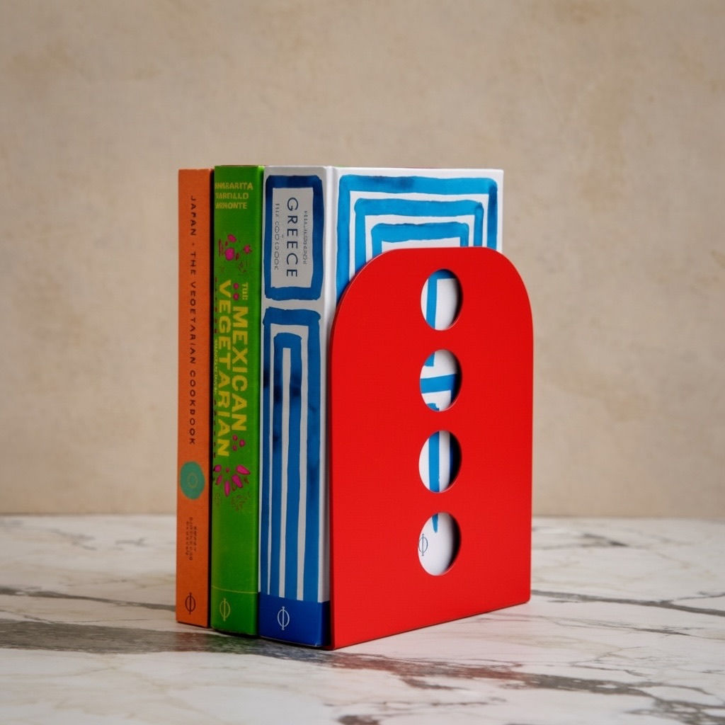 SERRE-LIVRES VINTAGE EN METAL -NEUF MADE IN ITALY