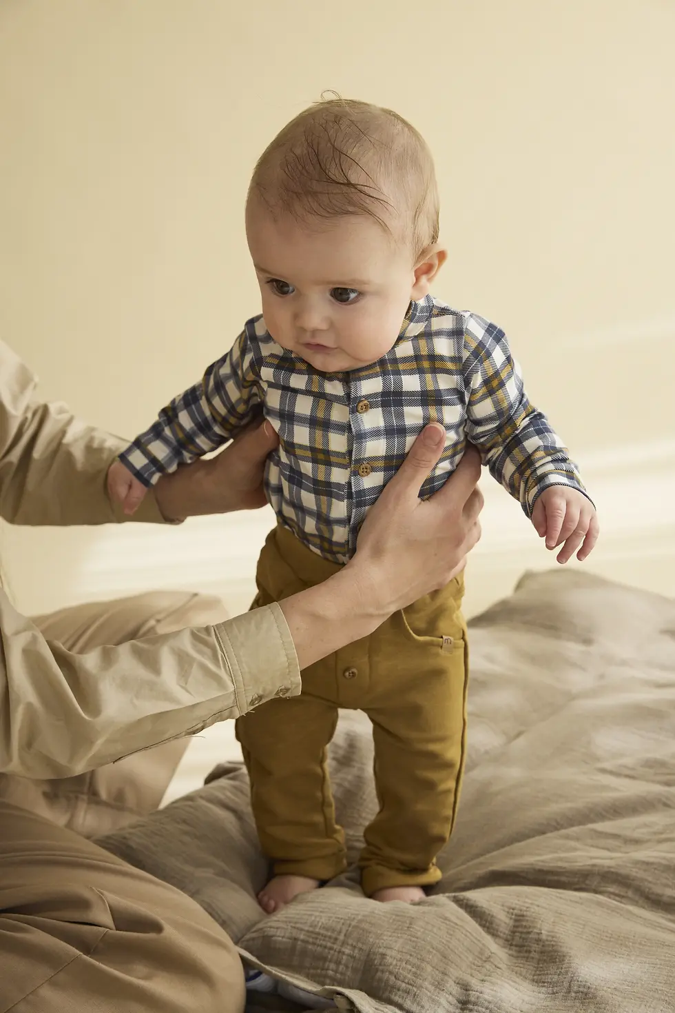 Miniaturbild: Minymo Sweathose Baby medal bronze