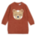 Mädchen Kleid Teddybär / Winterkleid