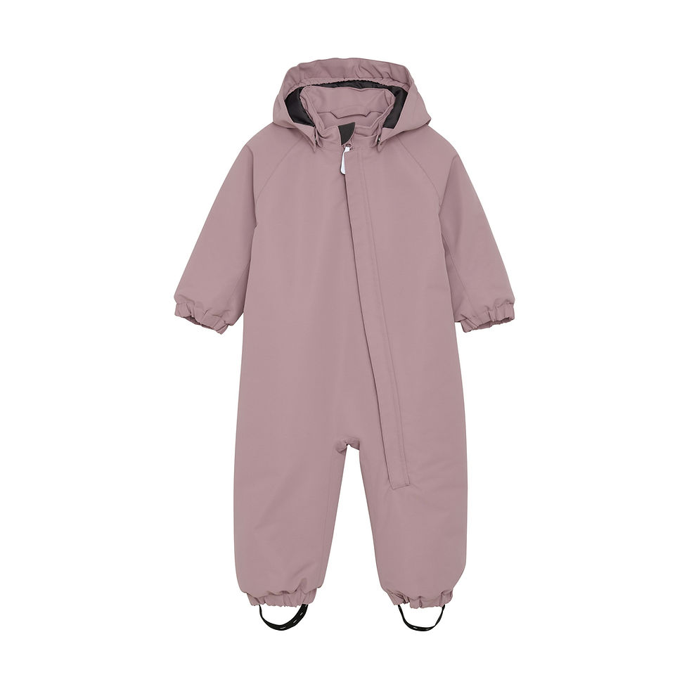 Baby Overall uni Holzrose