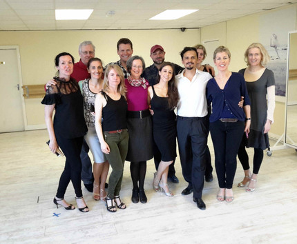 People taking Tango Classes Lessons